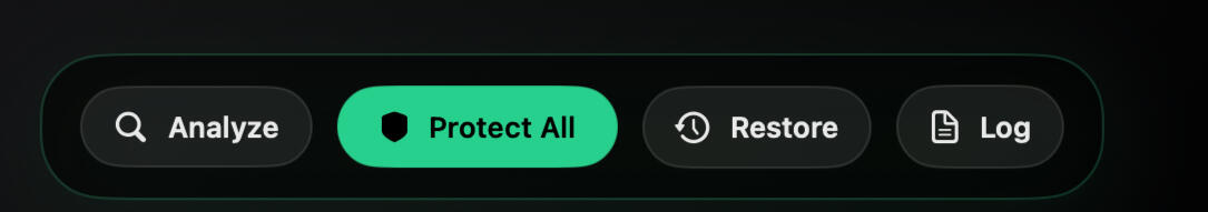 Harbor Protect collection files screen